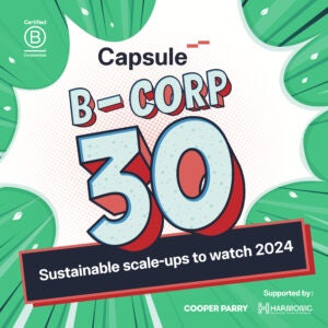Capsule B Corp 30 2024 Social Graphic Square
