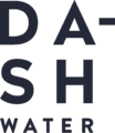 Dash water logo navy